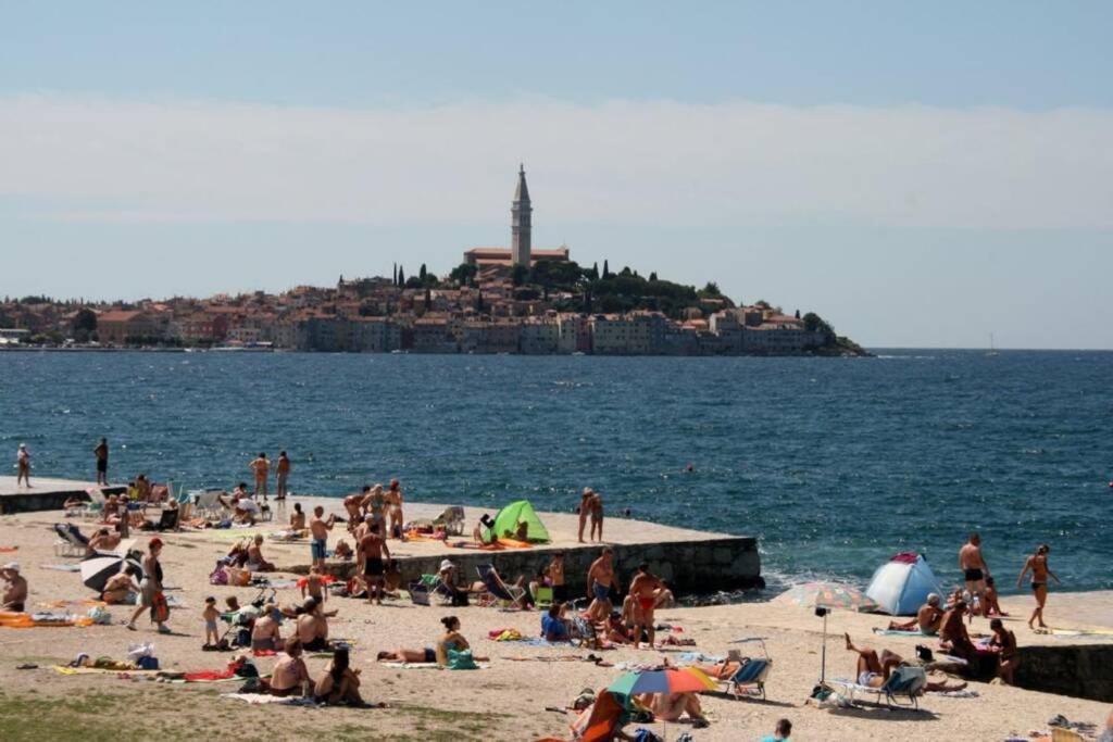 Near Beach - Apartments Marica - Studio 罗维尼 外观 照片